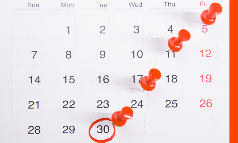 planning on calendar and pick a date
